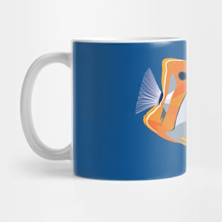 Copperbanded Butterflyfish illustration Mug